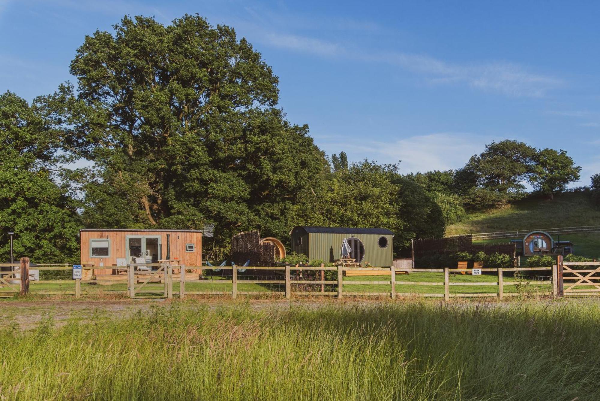 The Hideaway At Hiddenwood Glamping Ξενοδοχείο Corsley Εξωτερικό φωτογραφία